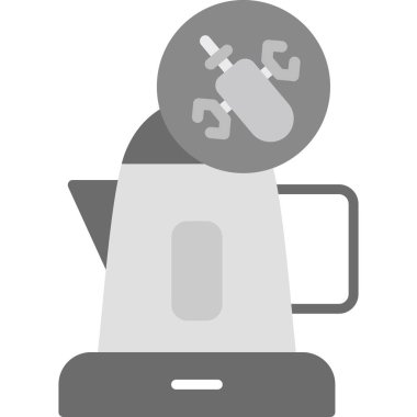 kahve makinesi simgesini, vektör çizim