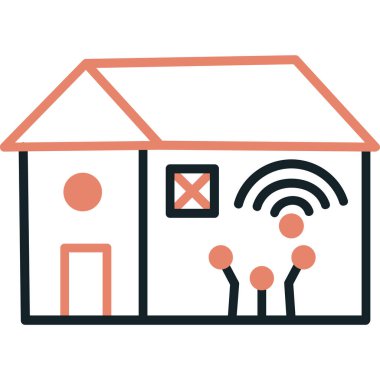 Wifi simgesi, vektör illüstrasyonu