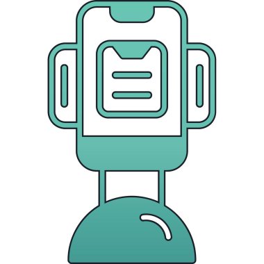 Modern b 'nin vektör illüstrasyonu eksik simgesi