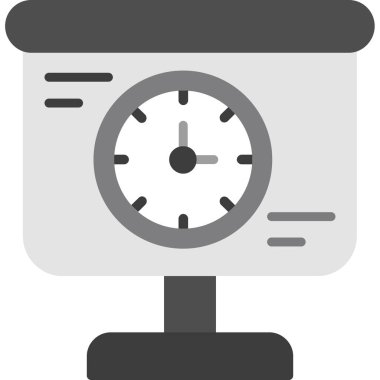 Alarm saat vektör simgesi