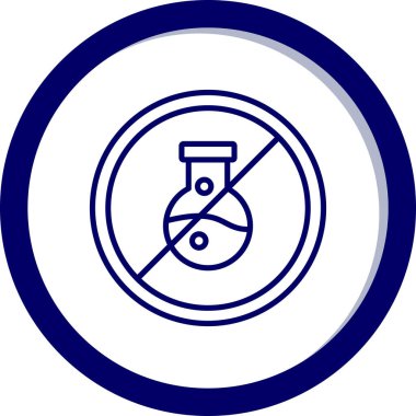 Dumanlı ikon vektör illüstrasyonu yok