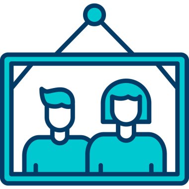 İnsan simgesinin vektör illüstrasyonu