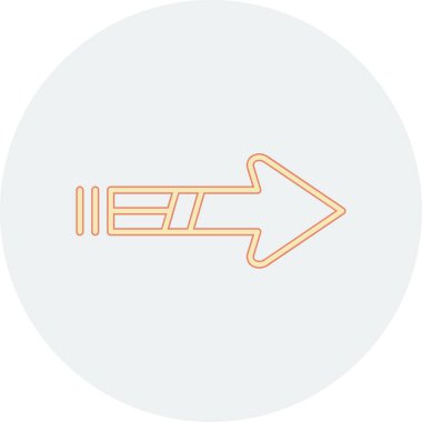 ok simgesi vektör illüstrasyonu