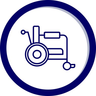 motosiklet simgesi vektör illüstrasyonu