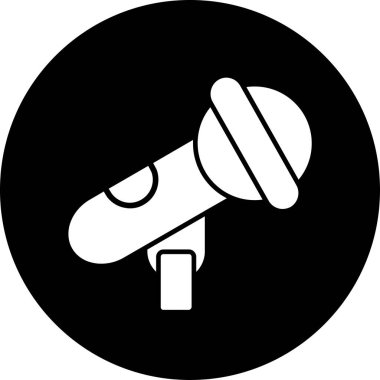 Hoparlörün illüstrasyon vektör simgesi