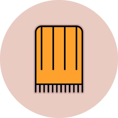 Tarak. Web simgesi basit illüstrasyon