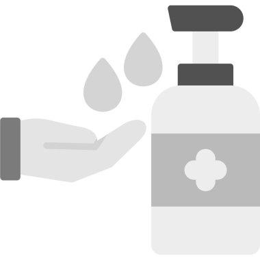 su şişesi simge vektör çizim