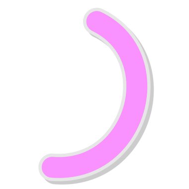 Pembe şeker ikonu çizgi film vektörü. şeker