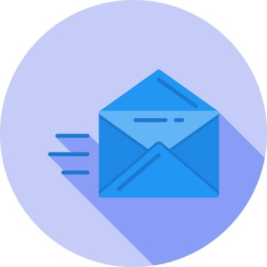 Mektup. Web simgesi basit illüstrasyon