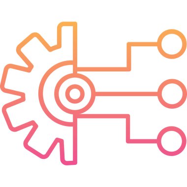 Teçhizat Web simgesi basit illüstrasyon