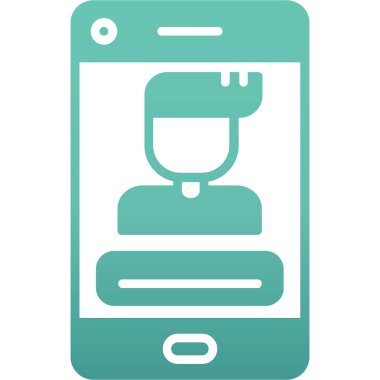 Eşsiz Telefon Vektörü Kabartma Simgesi