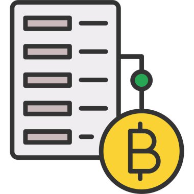 Bitcoin kripto para kripto para birimi simgesi