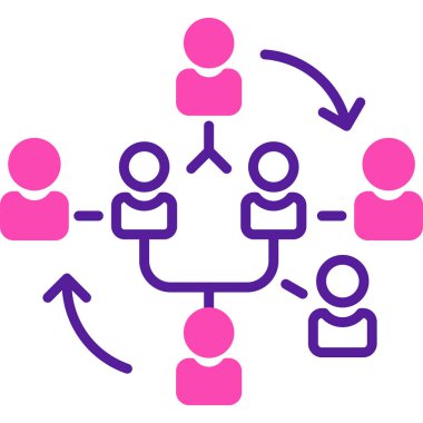 Seo simgesinin vektör illüstrasyonu