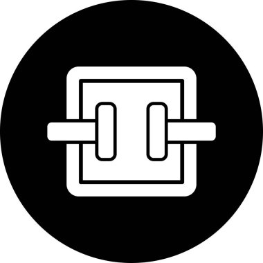 Modern b 'nin vektör illüstrasyonu eksik simgesi