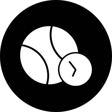 top oyunu simgesi katı biçiminde