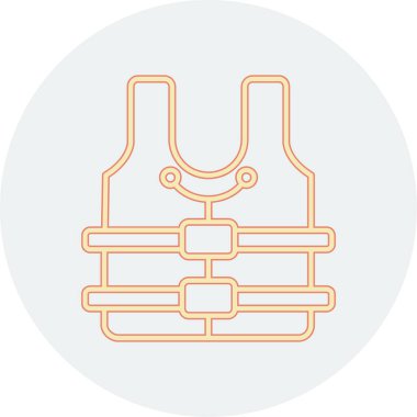 Modern bir simgenin vektör illüstrasyonu