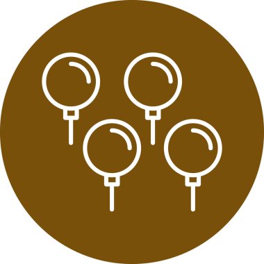 Yiyecek ve içeceklerin vektör simgesi