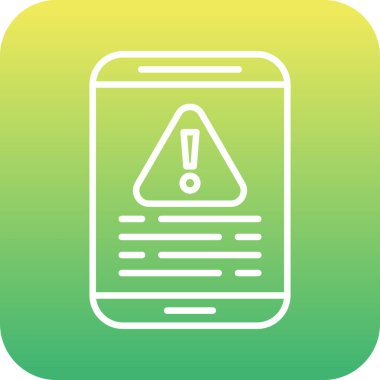 vektör Uyarı simgesi illüstrasyonu