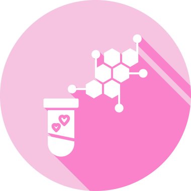 Basit vektör simgesi, hapların çizimi