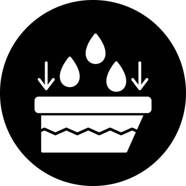 Kek. Web simgesi basit illüstrasyon