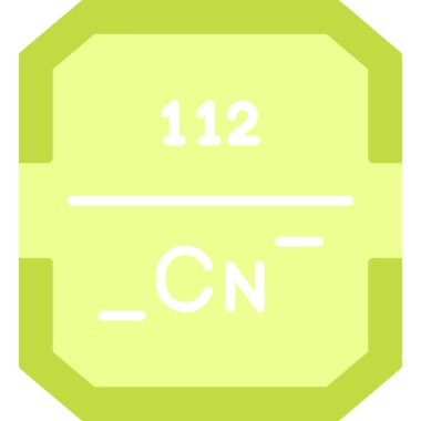 Kimyasal simge, vektör çizimi