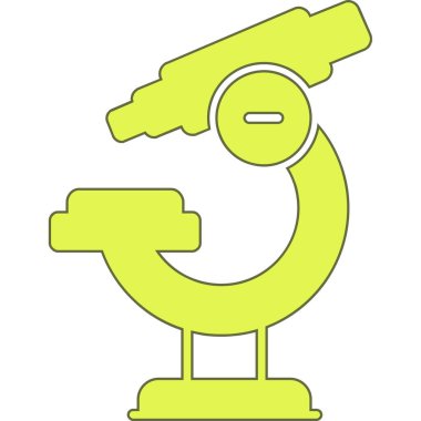 Teleskop simgesi, basit biçim