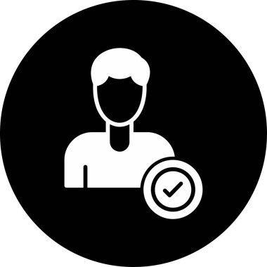 Vektör Avatar Simgesi illüstrasyonu