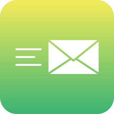 soyut arkaplanda e-posta simgesi izole edildi