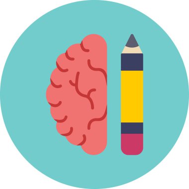 Kalem simgesi. vektör illüstrasyonu