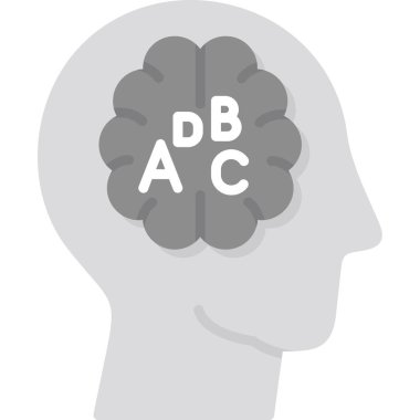 Beyin işaretli beyin simgesi