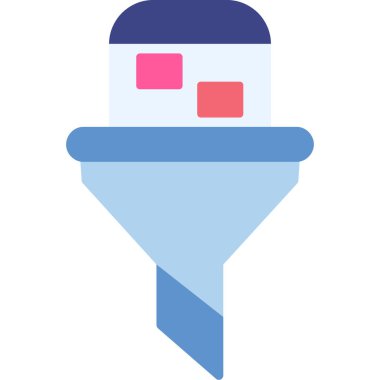 Kova. Web simgesi basit illüstrasyon