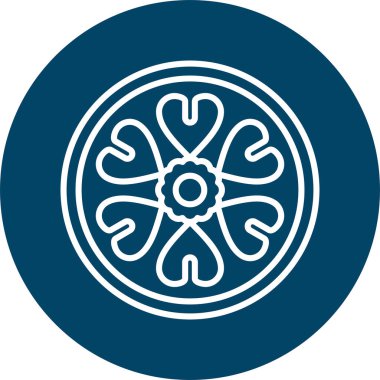 Modern oto tamir simgesinin vektör illüstrasyonu