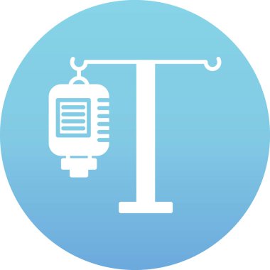 Modern b 'nin vektör illüstrasyonu tıbbi simgeden yoksun