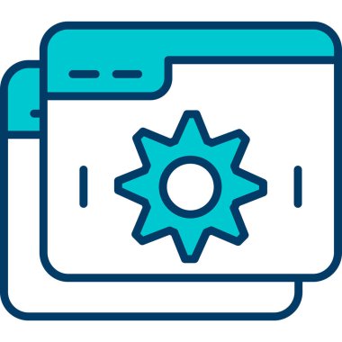 Web simgesi vektör illüstrasyonu