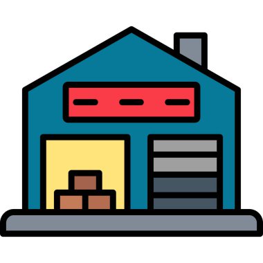 ev simgesi vektör illüstrasyonu