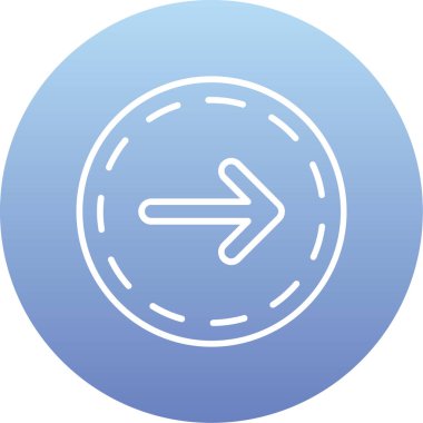 Bir saat simgesinin vektör illüstrasyonu