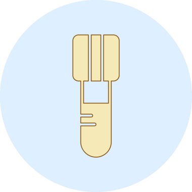 Bir kredi kartının basit vektör simgesi