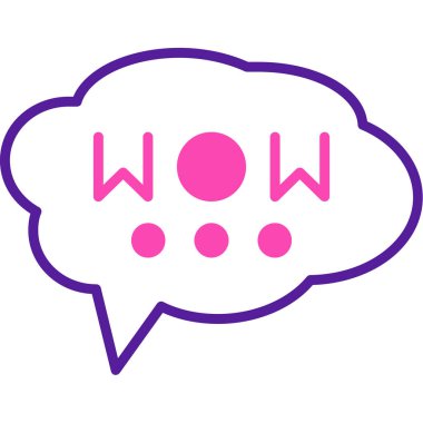 Konuş. Web simgesi basit illüstrasyon