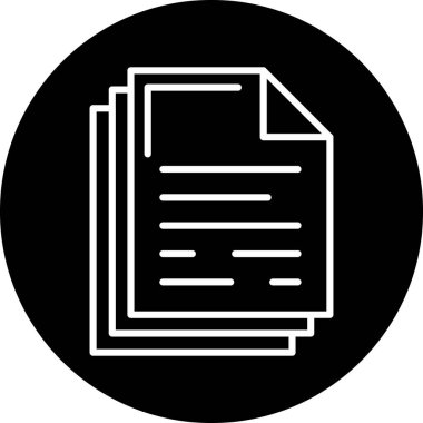 dosya simgesi, vektör illüstrasyonu