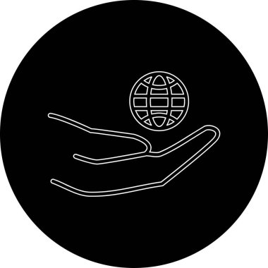 vektör Dünya simgesi illüstrasyonu