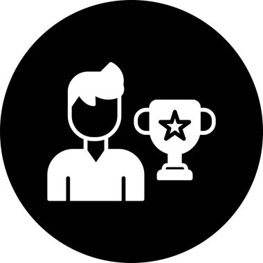 İnsan simgesinin vektör illüstrasyonu