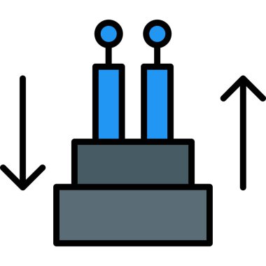 Modern simgenin vektör illüstrasyonu