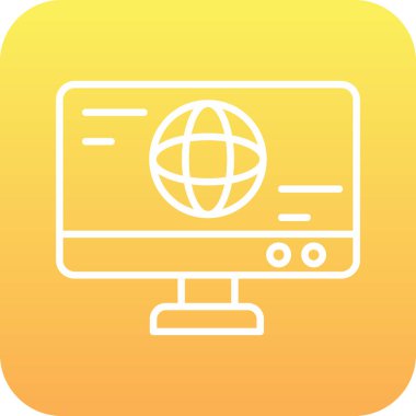 Seo simgesinin vektör illüstrasyonu