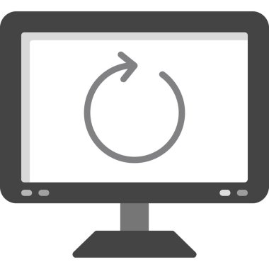 izleyici ikon vektör illüstrasyonu