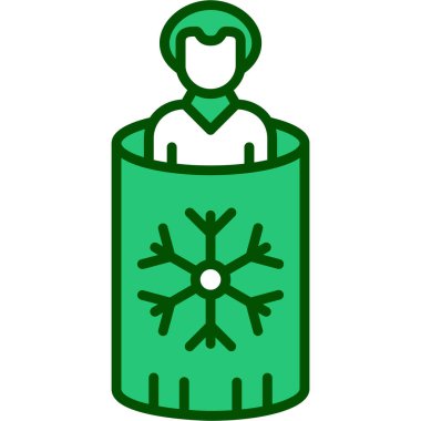 Kar Adam simgesi, özet biçimi