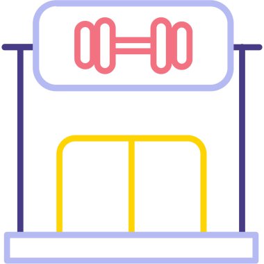 Mobilya simgesinin vektör illüstrasyonu