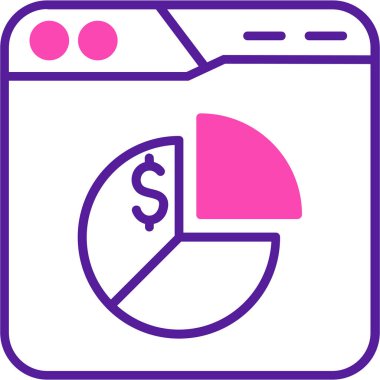 Dolar işareti. Web simgesi