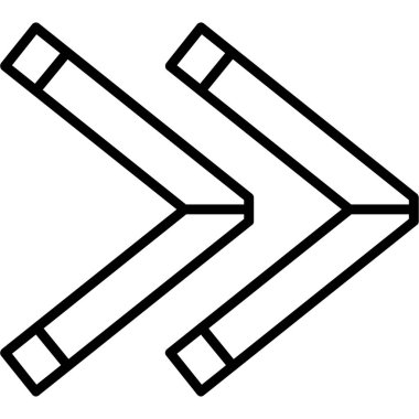 ok simgesi vektör illüstrasyonu