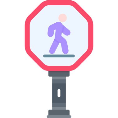 trafik sinyal vektörü simgesi