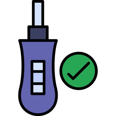 şişe simgesi vektör illüstrasyonu